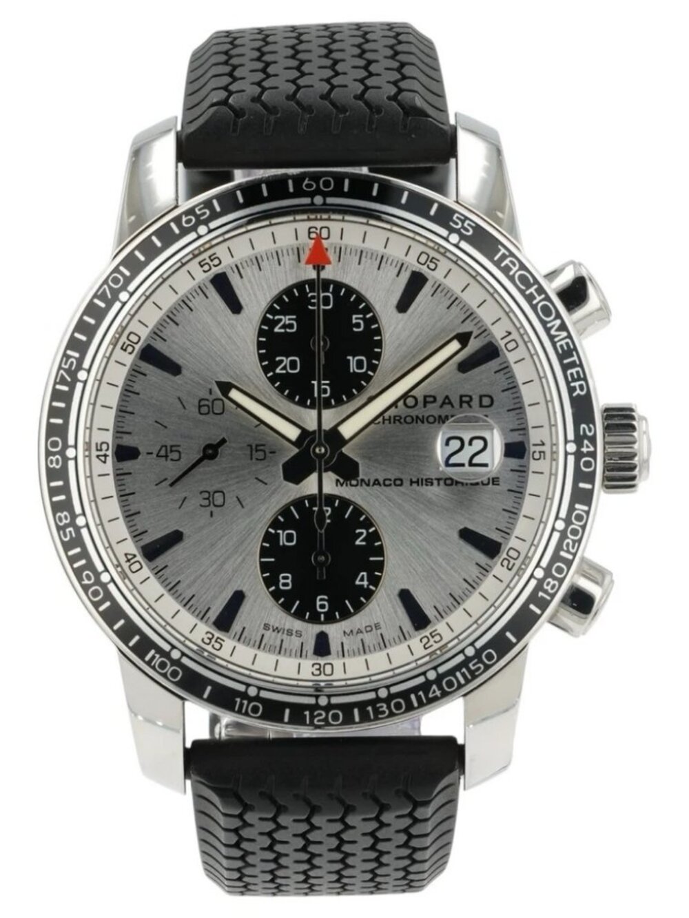 Chopard Monaco Historique Silver Dial Stainless Steel 42mm Automatic Men’s 8992